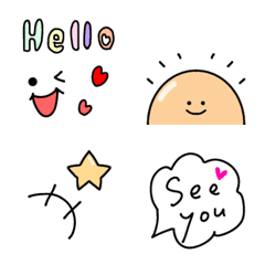 [LINE絵文字] 【よく使う♡使いやすい】絵文字集の画像