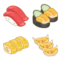 [LINE絵文字] おいしい絵文字②-toYvu-の画像