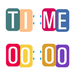 [LINE絵文字] Time 74の画像