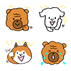 [LINE絵文字] わんこです。3の画像