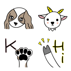 [LINE絵文字] キャバリアRINの絵文字ヤギのYAGIさんの画像