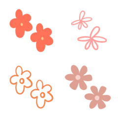 [LINE絵文字] lots of cute flowersの画像