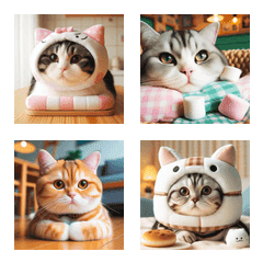[LINE絵文字] cute cute catsの画像