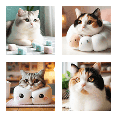 [LINE絵文字] cute cute cats 2の画像