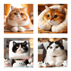 [LINE絵文字] cute cute cats 3の画像