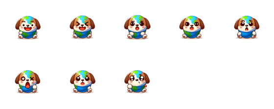[LINE絵文字]earth dogの画像一覧