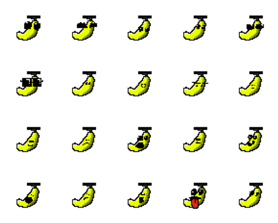 [LINE絵文字]Am I A Cute Banana？の画像一覧