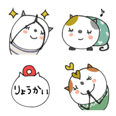 [LINE絵文字] mottoの大人猫♡猫の日の画像