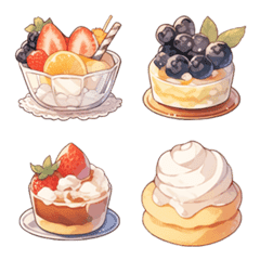 [LINE絵文字] Desserts are a thumbs upの画像