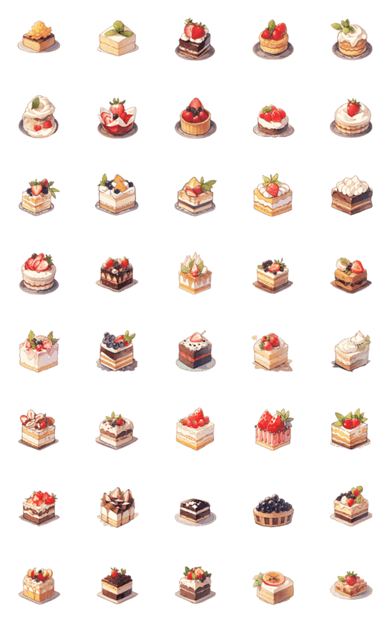 [LINE絵文字]Desserts are a thumbs up2の画像一覧