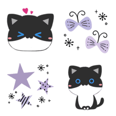 [LINE絵文字] 動くかわいいねこ♦ミヌエットの絵文字の画像