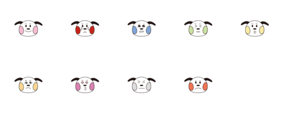 [LINE絵文字]doggieemojiの画像一覧