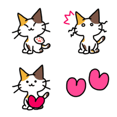 [LINE絵文字] 動くミケ猫みけみけ絵文字の画像