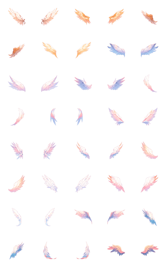 [LINE絵文字]A pair of wingsの画像一覧