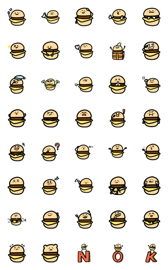 [LINE絵文字]Hambobo Polite Emoji New！！の画像一覧