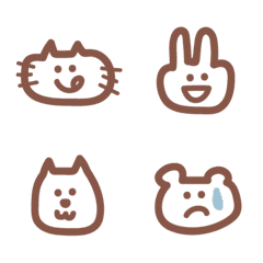 [LINE絵文字] moca emoji 03の画像
