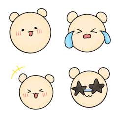 [LINE絵文字] くまたろうʕ•ᴥ•ʔの画像
