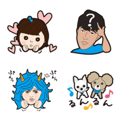 [LINE絵文字] familyEmoji777の画像