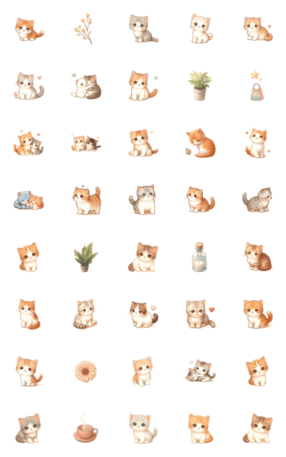 [LINE絵文字]ねこ 温もり 絵文字の画像一覧