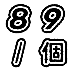 [LINE絵文字] Shop Group Editor Use Numbers-RGB GIFの画像