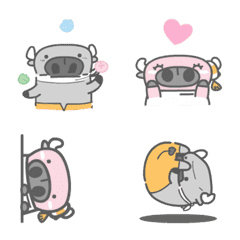 [LINE絵文字] Tidlom Pastel Emoji 2 Animateの画像