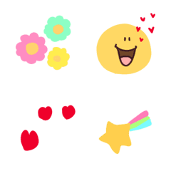 [LINE絵文字] ＊使うとhappy＊詰め合わせの画像