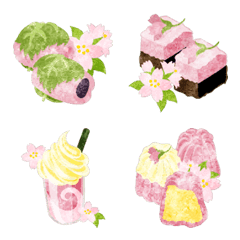 [LINE絵文字] Sweet Sakura Emoji 2024の画像