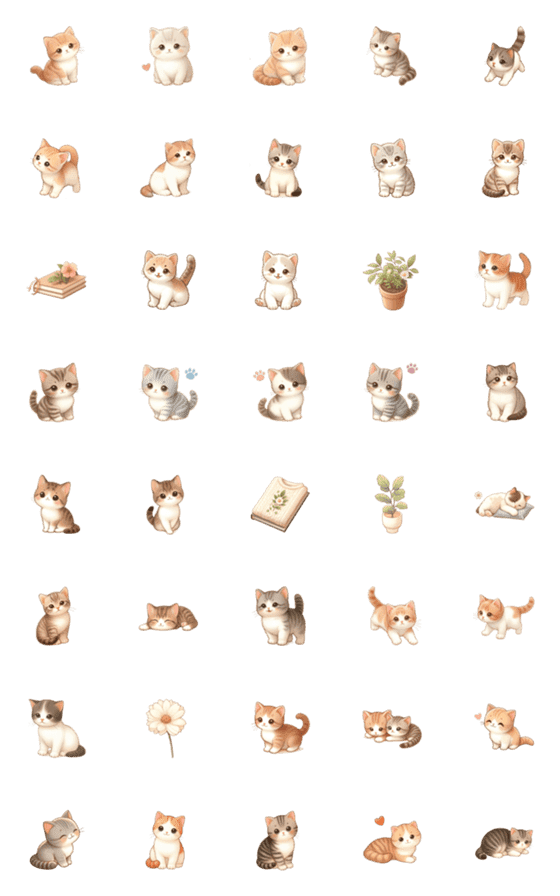 [LINE絵文字]ねこ ベイビー 絵文字の画像一覧