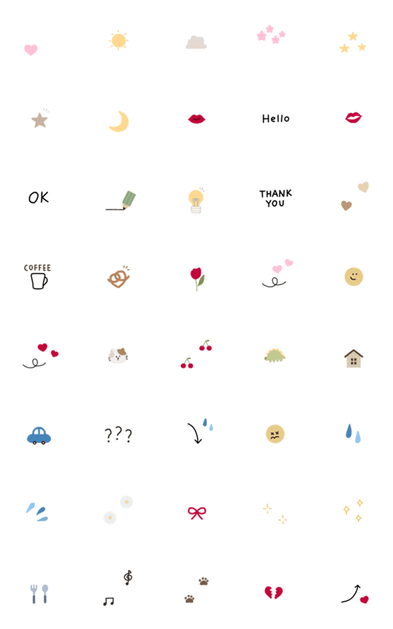 [LINE絵文字]ちーちゃい絵文字の画像一覧