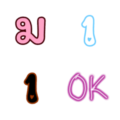 [LINE絵文字] Thai Alphabet and else. V2の画像