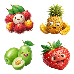 Delicious Mixed Fruit (Emoji) 2の絵文字メイン画像