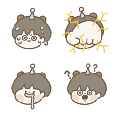 [LINE絵文字] Lubyyang bear boyfriend emoji3の画像
