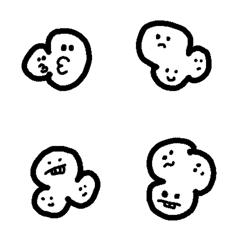 [LINE絵文字] Many Circle stick togetherの画像
