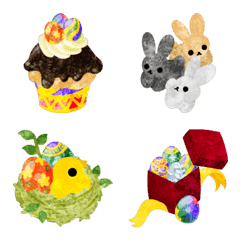 [LINE絵文字] Happy Easter Emoji 2024の画像
