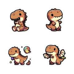 ティニーTレックス物語の絵文字メイン画像