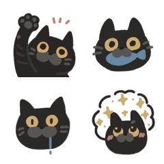 うちのクロネコ絵文字の絵文字メイン画像