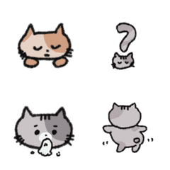 [LINE絵文字] すきすきかわい～ねこの画像