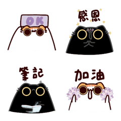 [LINE絵文字] Blackie and Fluffy wonderful worldの画像