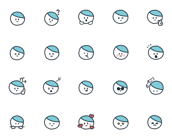 [LINE絵文字]Ponchan Emoji！の画像一覧