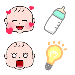 うちのこのえもじ～新生児～の絵文字メイン画像