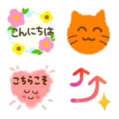 植村のかわいい敬語あいさつ絵文字の絵文字メイン画像