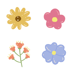 [LINE絵文字] Flowers shyの画像
