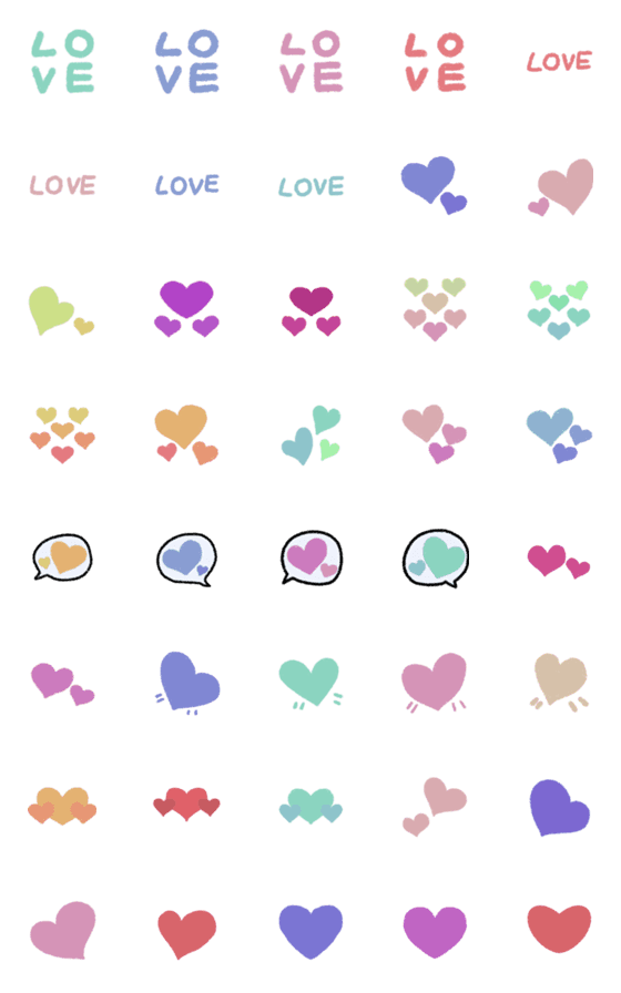 [LINE絵文字]Love40styleの画像一覧