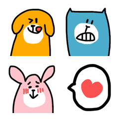 [LINE絵文字] 動物たちの日常の画像