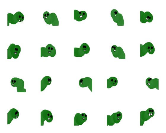 [LINE絵文字]This is a green wormの画像一覧