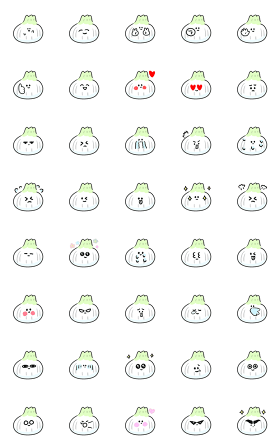 [LINE絵文字]シンプル 新玉ねぎ 日常会話の画像一覧