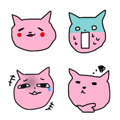 [LINE絵文字] PINKCATsの画像