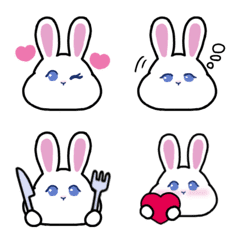 ずっと使える♡うさぎの絵文字の絵文字メイン画像