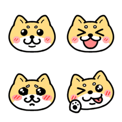 [LINE絵文字] 柴犬絵文字ワンダフルの画像