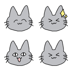 [LINE絵文字] GrayCat_Luna_chanの画像